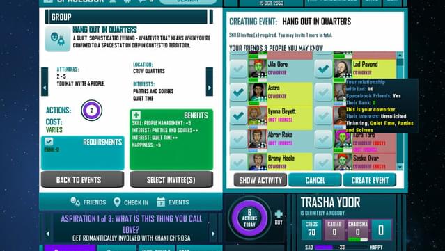 Redshirt screenshot 2