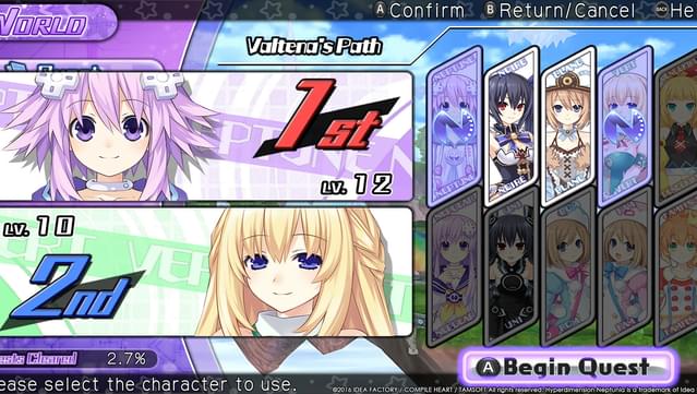 Hyperdimension Neptunia U: Action Unleashed screenshot 2