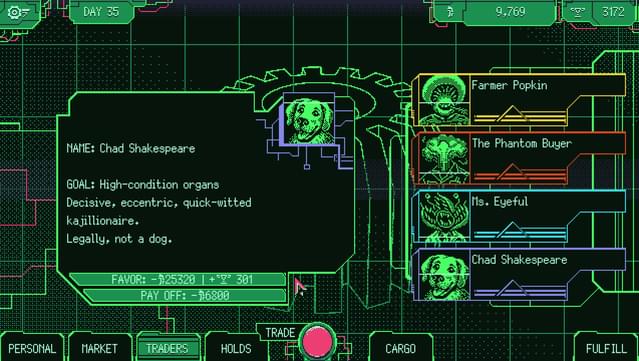 Space Warlord Organ Trading Simulator screenshot 4