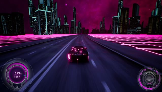 Synthwave Burnout screenshot 4