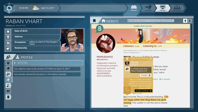 Orwell: Ignorance is Strength Season 2 Deluxe screenshot 2