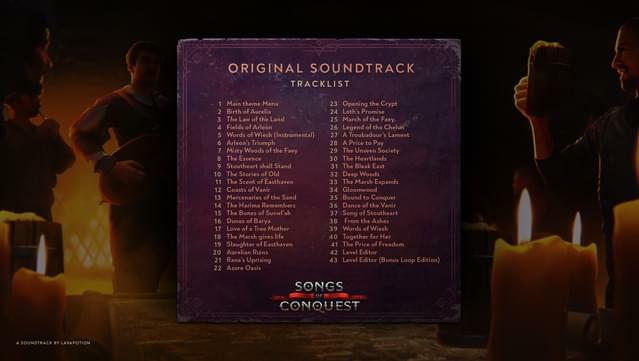 Songs of Conquest - Original Soundtrack screenshot 1