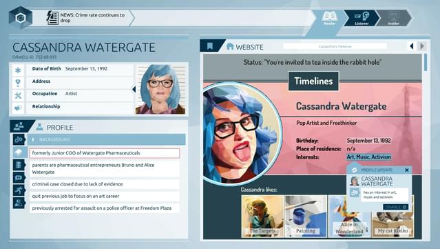 Orwell Original Soundtrack screenshot 3