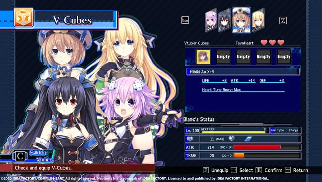 Neptunia Virtual Stars - Hibiki Ao Pack screenshot 0