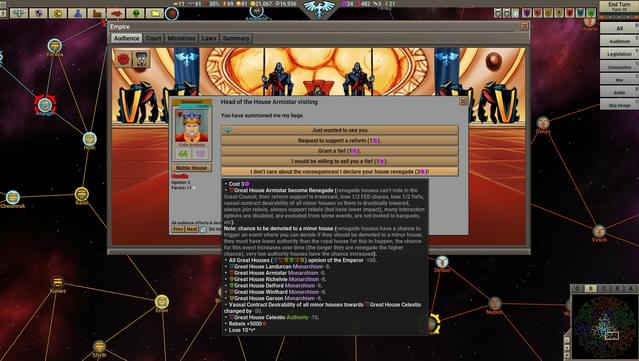 Stellar Monarch 2: Old Dynasties screenshot 2