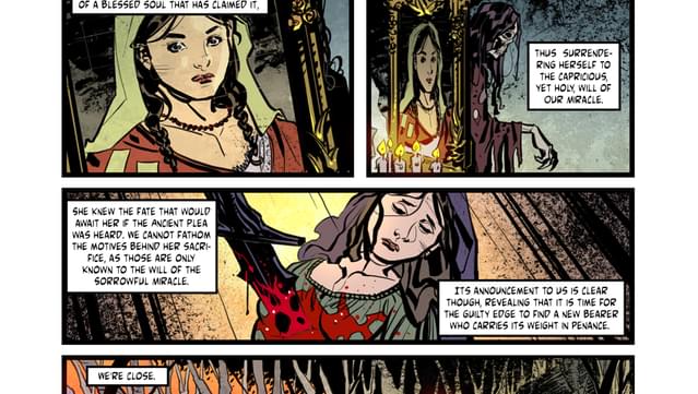 Blasphemous Digital Comic Book screenshot 0