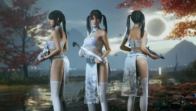 Bright Memory: Infinite Cheongsam (Blue Flowers) DLC screenshot 0