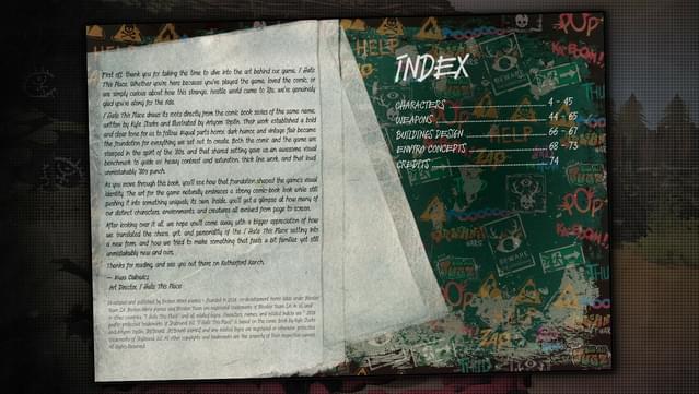 I Hate This Place - Official Artbook screenshot 1