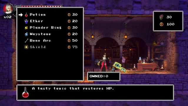 Bloodstained: Ritual of the Night - Classic II: Dominique's Curse screenshot 5