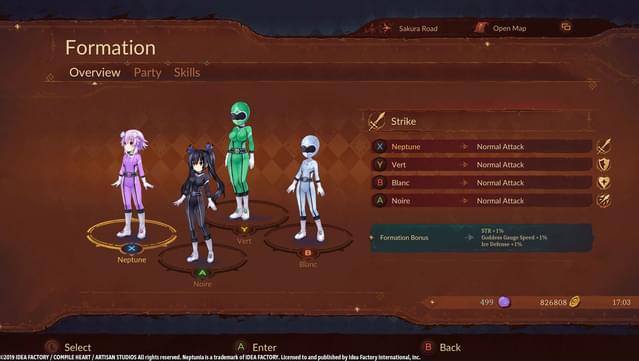 Super Neptunia RPG - Sentai Set screenshot 1