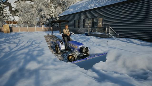Snow Plowing Simulator: Ski Resort Edition screenshot 1