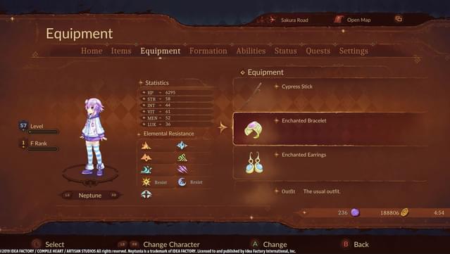 Super Neptunia RPG - [Enchanted Series] Equipment Set screenshot 2