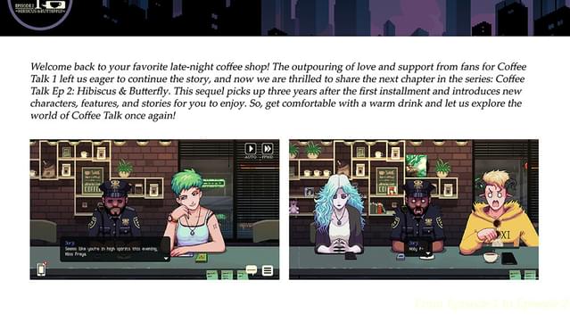 Coffee Talk Episode 2 - Artbook screenshot 0