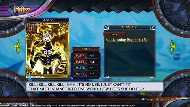 Fairy Fencer F: Advent Dark Force  - Fairy Set 1: Ahab and Leela screenshot 2