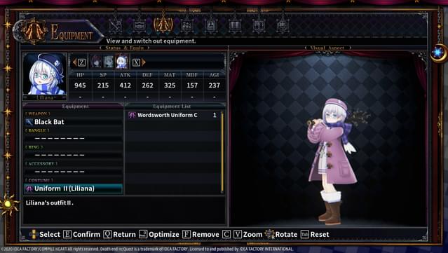 Death end re;Quest 2 - Alternate Uniform Set screenshot 1