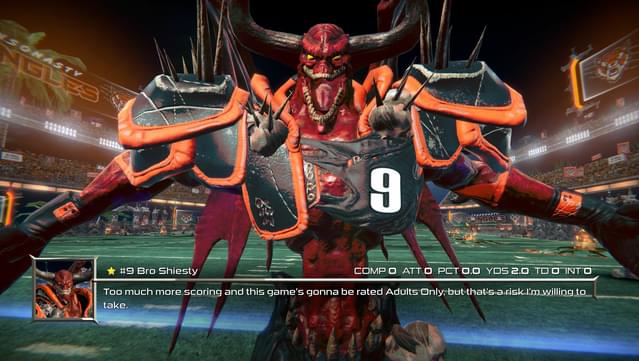 Mutant Football League - Sinsonasty Mangles screenshot 0