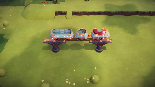 Oddsparks: An Automation Adventure - Coaster Rush screenshot 1