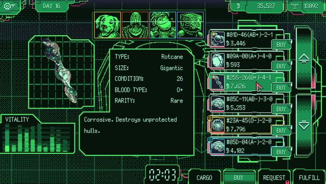 Space Warlord Organ Trading Simulator screenshot 0