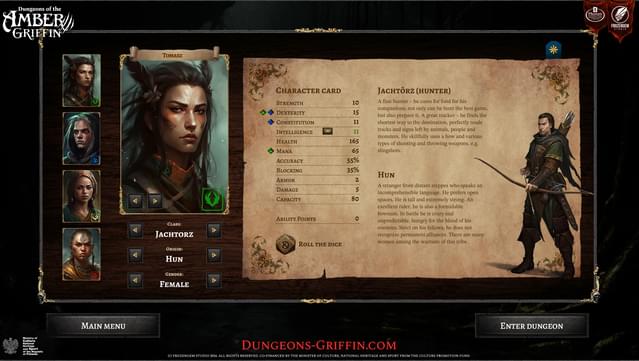 Dungeons of the Amber Griffin screenshot 3