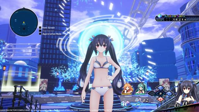 Neptunia Virtual Stars - Swimsuit Outfit: Goddess Set screenshot 4