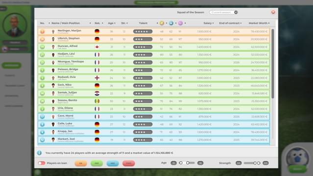 GOAL! The Club Manager screenshot 2