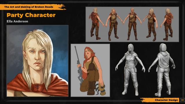Broken Roads Artbook screenshot 1