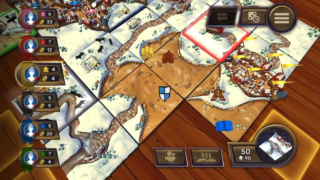 Carcassonne - Winter and Gingerbread Man screenshot 1