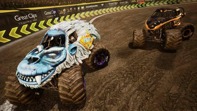 Monster Jam Steel Titans - Fire & Ice Truck Bundle screenshot 4