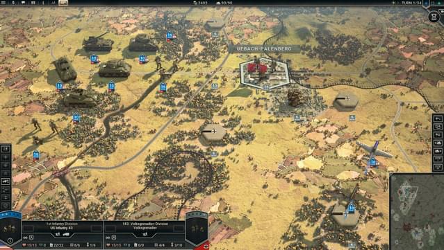 Panzer Corps 2: Frontlines - Westwall screenshot 1