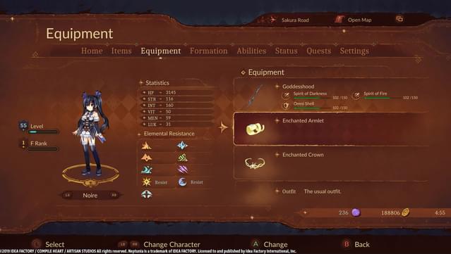 Super Neptunia RPG - [Enchanted Series] Equipment Set screenshot 4