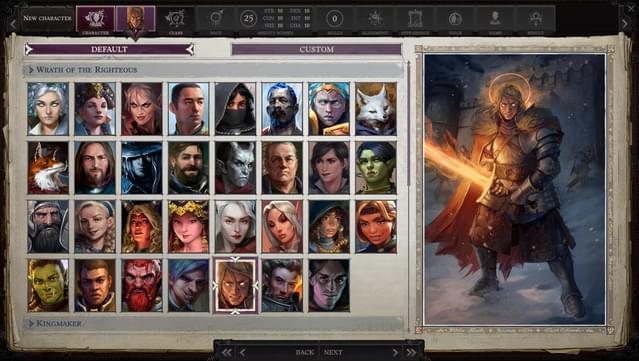 Pathfinder: Wrath of the Righteous - Faces of War screenshot 0