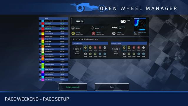 Open Wheel Manager screenshot 1