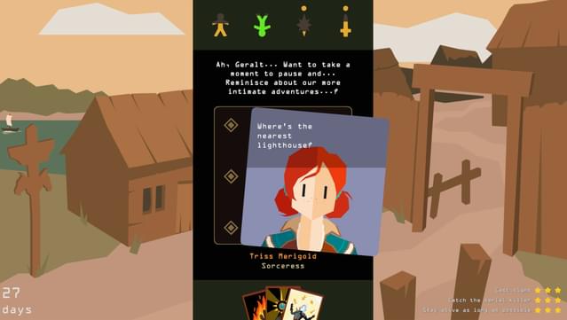 Reigns: The Witcher screenshot 1