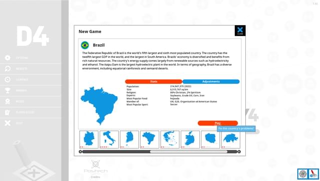 Democracy 4 - Country Pack screenshot 1