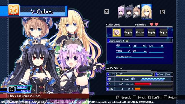 Neptunia Virtual Stars - Asano Sisters Project Pack screenshot 0