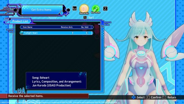 Neptunia Virtual Stars - In-game BGM: Ileheart - "Twilight Heart" screenshot 0