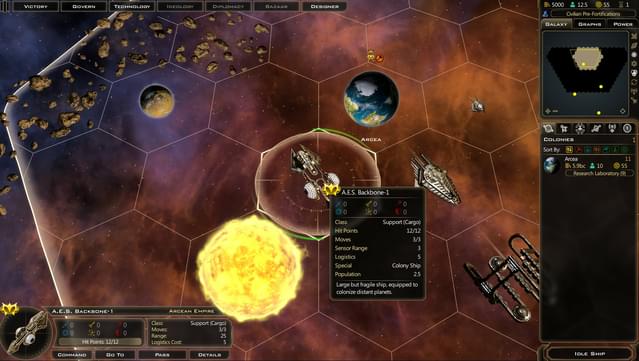Galactic Civilizations III - Mercenaries Expansion Pack DLC screenshot 5
