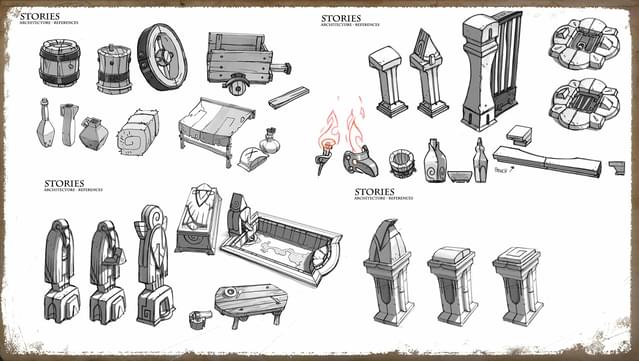 Stories: The Path of Destinies - Artbook screenshot 2