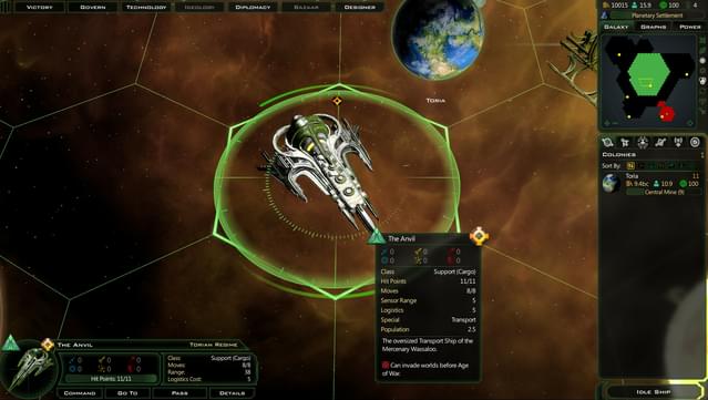 Galactic Civilizations III - Mercenaries Expansion Pack DLC screenshot 1