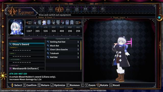 Death end re;Quest 2 - Blood Skelter Set screenshot 1