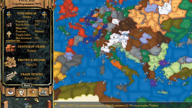 Europa Universalis II screenshot 0