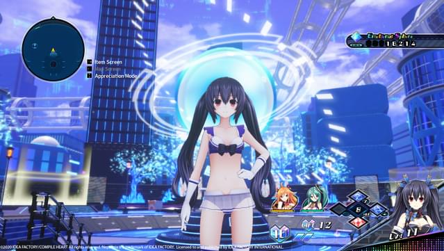 Neptunia Virtual Stars - Bikini Outfit: Goddess Set screenshot 5