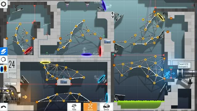 Bridge Constructor Portal - Portal Proficiency screenshot 1
