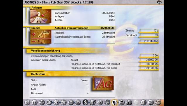 ANSTOSS 3: Der Fußballmanager screenshot 3