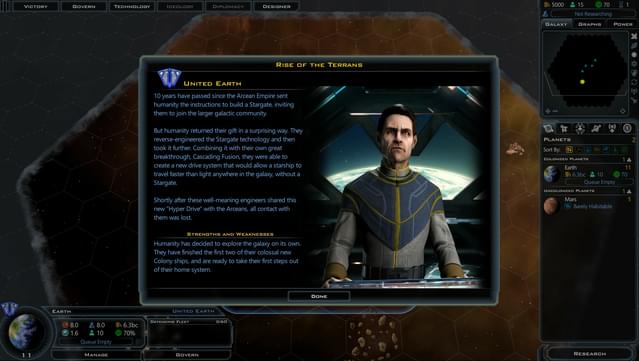 Galactic Civilizations III - Rise of the Terrans DLC screenshot 2