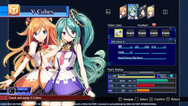 Neptunia Virtual Stars - Sifir Esirer Pack screenshot 1