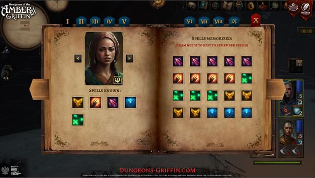 Dungeons of the Amber Griffin Demo screenshot 4