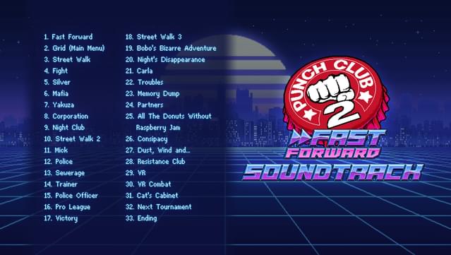 Punch Club 2: Fast Forward - Soundtrack screenshot 0