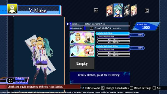 Neptunia Virtual Stars - ReVdol! Pack screenshot 1