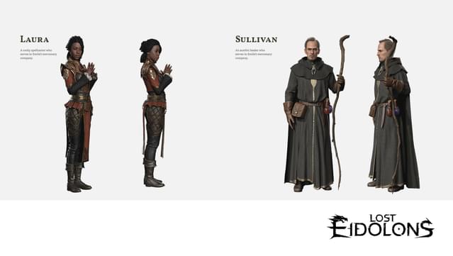 Lost Eidolons - Artbook & World Map screenshot 6